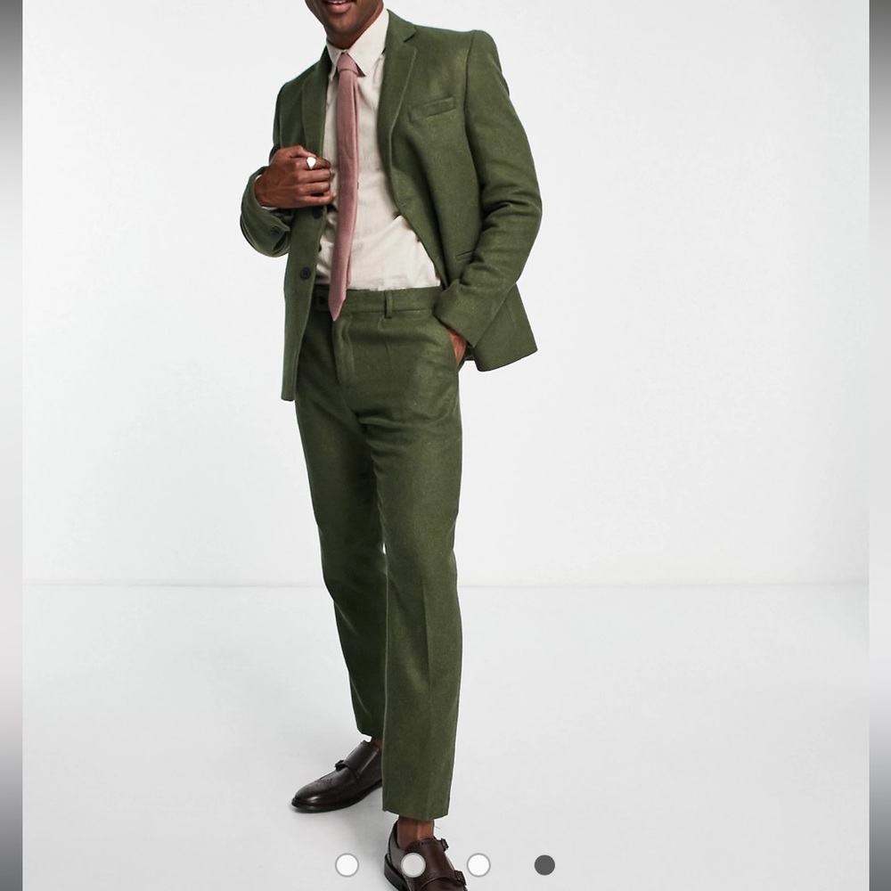 Bolangaro Trevor loose fit wool blend two-piece suit!